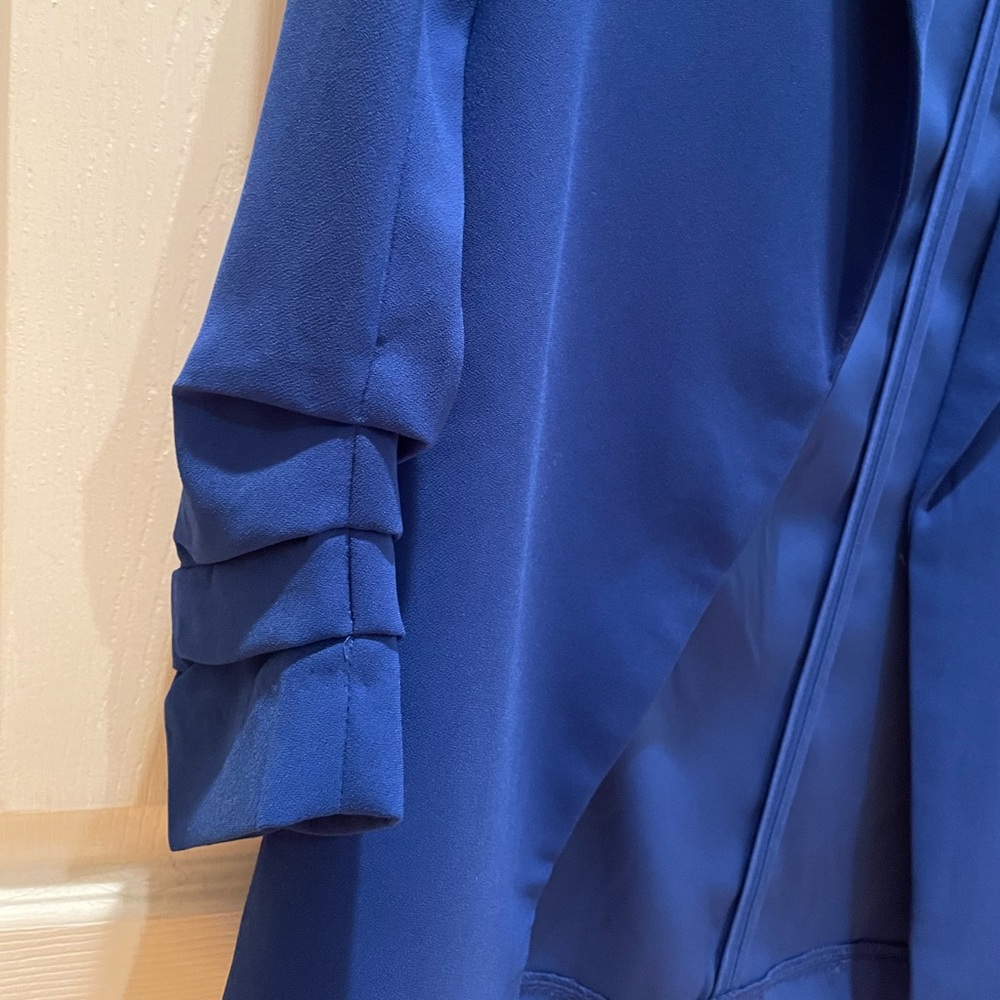 Blue Philosophy Ruffle Blazer - Picture 4 of 5